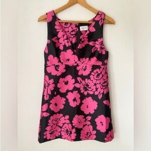 MILLY Dress Women’s Small Pink Black Mini